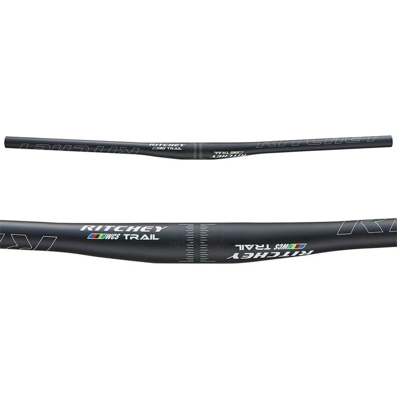 Cintre RITCHEY WCS TRAIL FLAT Carbone Rise +/-5mm 31.8/740mm Noir