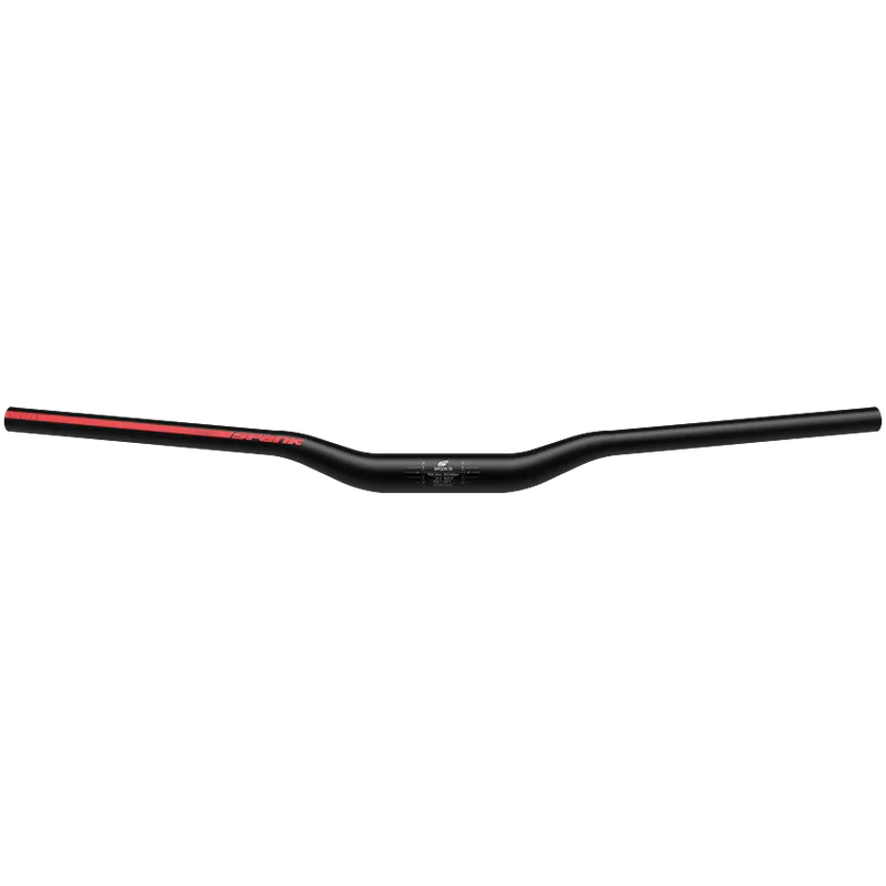 Cintre SPANK SPOON 35 Rise 25mm 800mm Noir/Rouge