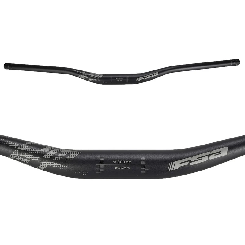Cintre FSA COMET Aluminium Rise 25mm 35/800mm Noir