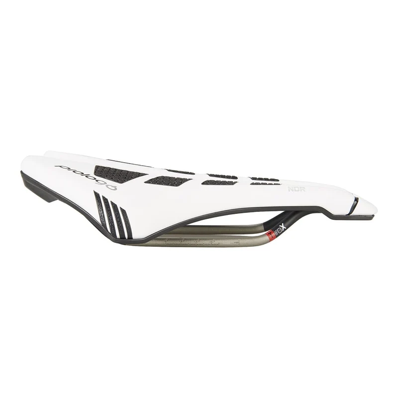 Selle PROLOGO DIMENSION NDR CPC Rails TiroX Blanche