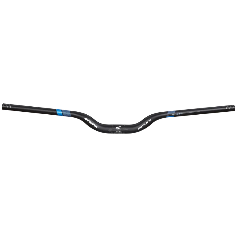 Cintre SPANK SPIKE 800 VIBROCORE Rise 50 mm 31.8/800 mm Noir / Bleu