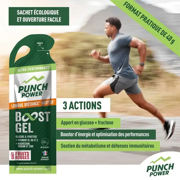 Boost Gel Longue Distance Antiox (40g) - Fruits Rouges