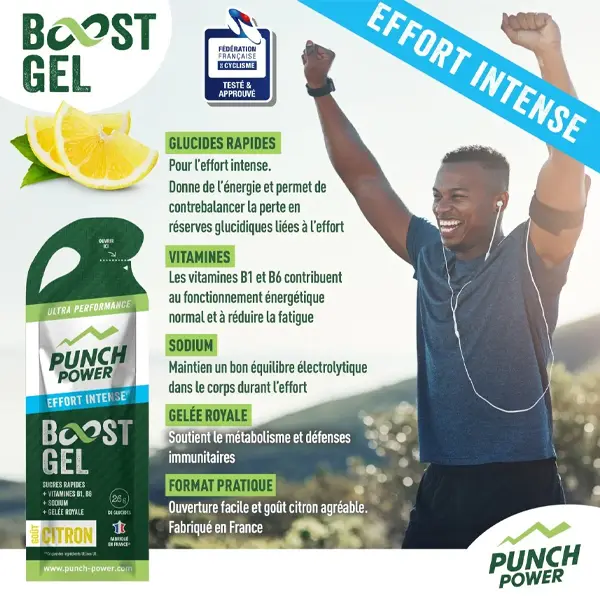 Boost Gel Effort Intense (40g) - Citron