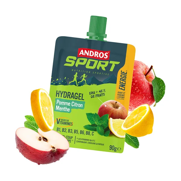 Gourde Hydragel (90g) - Pomme Citron Menthe