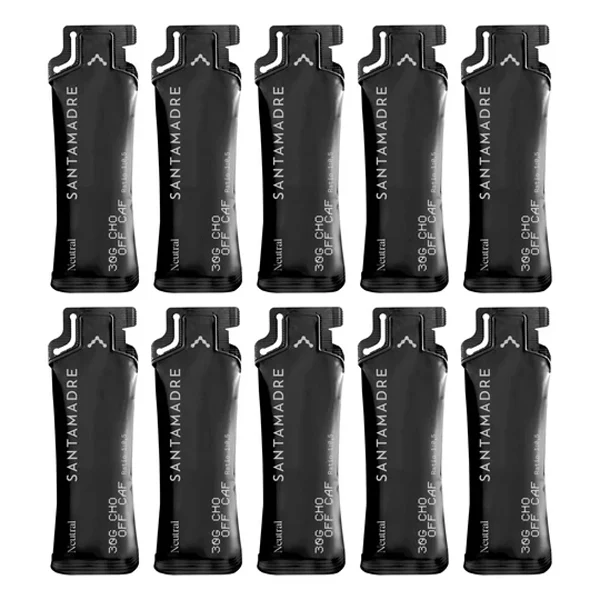 SANTA MADRE - Energy Gels Pack 30CHO OFF CAF (10x60g) - Goût au Choix