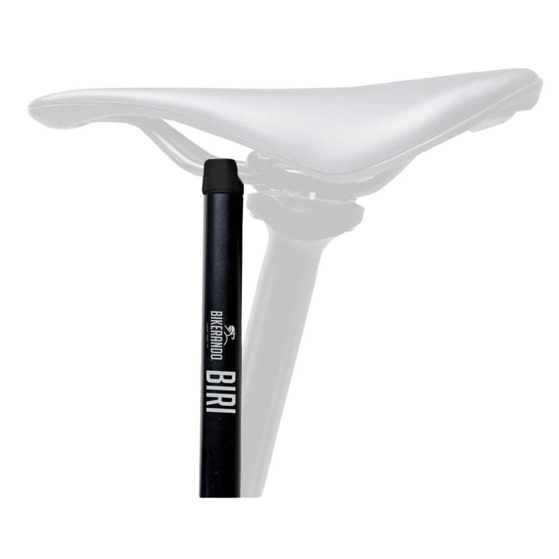 Béquille vélo télescopique sur rail de selle Bikerando Biri Pro Carbone