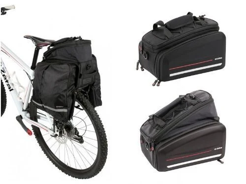 Sacoche vélo Zéfal Z-Traveler 80 – modulable jusqu’à 32 L, fixation porte-bagages
