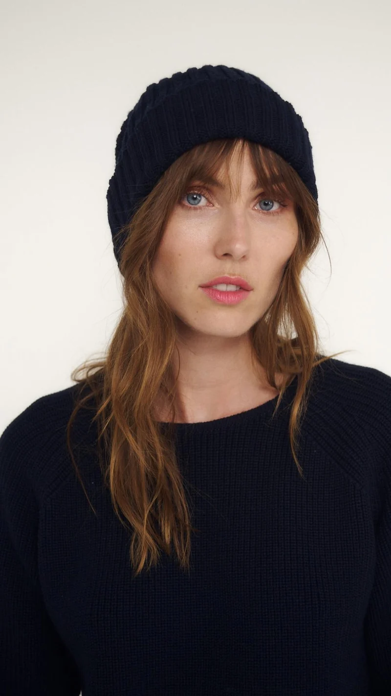 Pull col amovible laine mérinos JOAN 001.