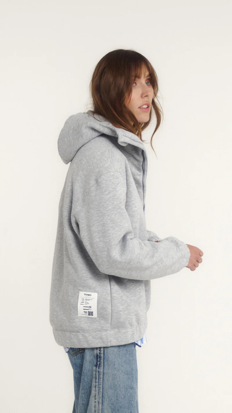 Sweat à cagoule molleton ANDREA 001.