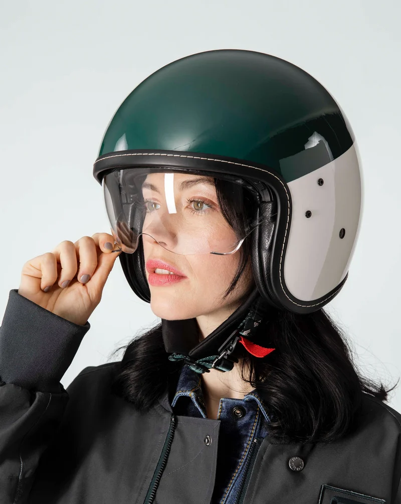 Pack moto et scooter casque ANDY 001. & gants ZOÉ 001.