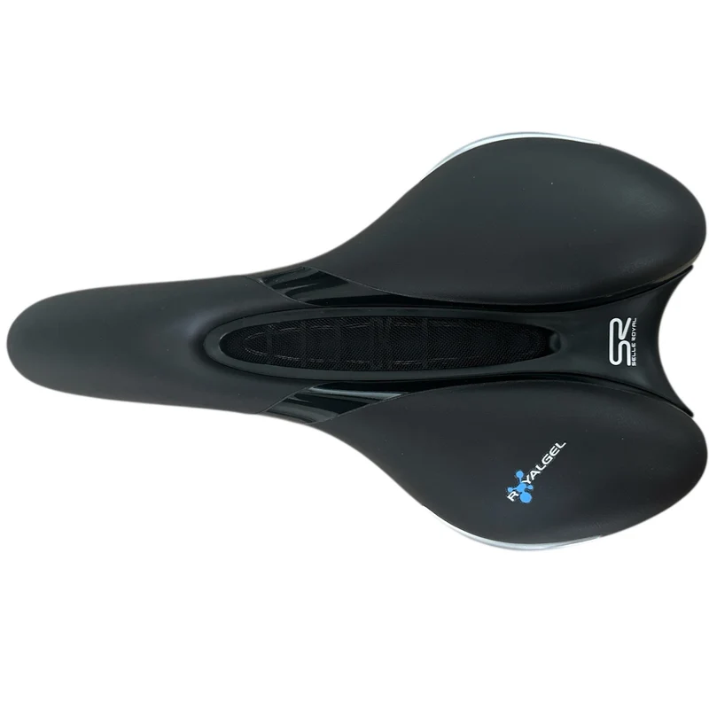 Fietszadel Selle Royal Respiro Zadel Fiets Dames Heren Zwart 270x160mm