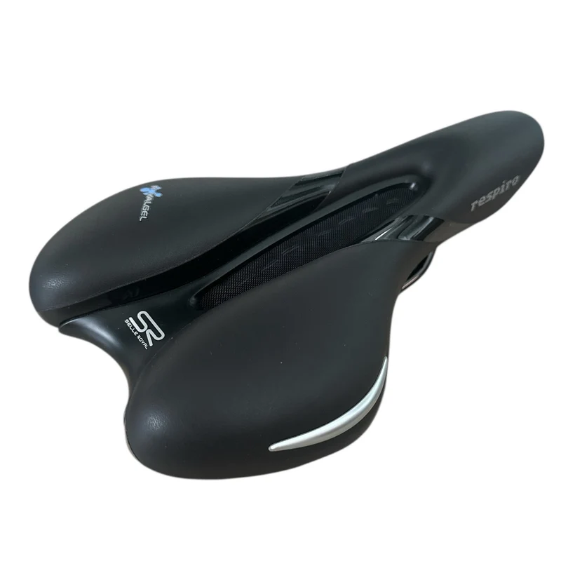 Fietszadel Selle Royal Respiro Zadel Fiets Dames Heren Zwart 270x160mm