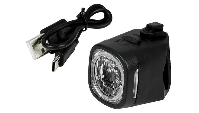 Fietslamp Voorlicht LED USB Oplaadbaar Wit Fiets Verlichting