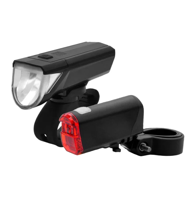 Fietsverlichting Set 30 Lumen LED Voorlicht Achterlicht