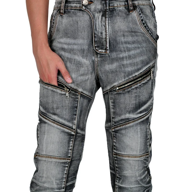 Jean de moto Kevlar - Gris