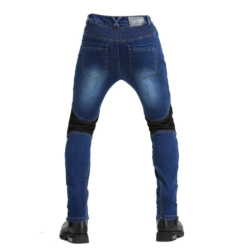 Jean de moto Kevlar Renforce - Bleu