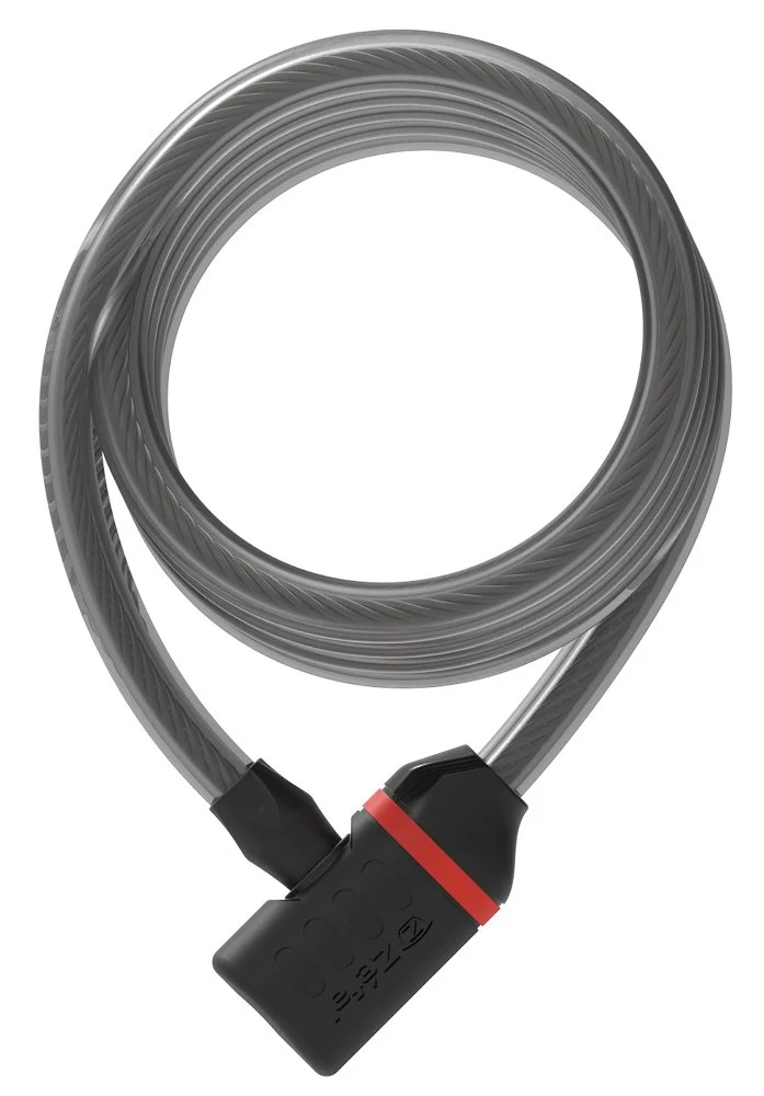 Antivol câble Zefal K-Traz C8 – Ø12 mm, 180 cm, sécurité 8/20, câble spiralé, 3 clés, montage rapide