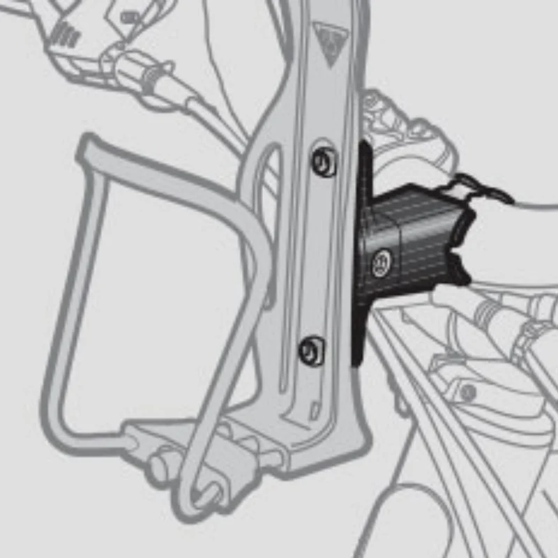 Fixation pour porte-bidon supplémentaire Topeak Cagemount