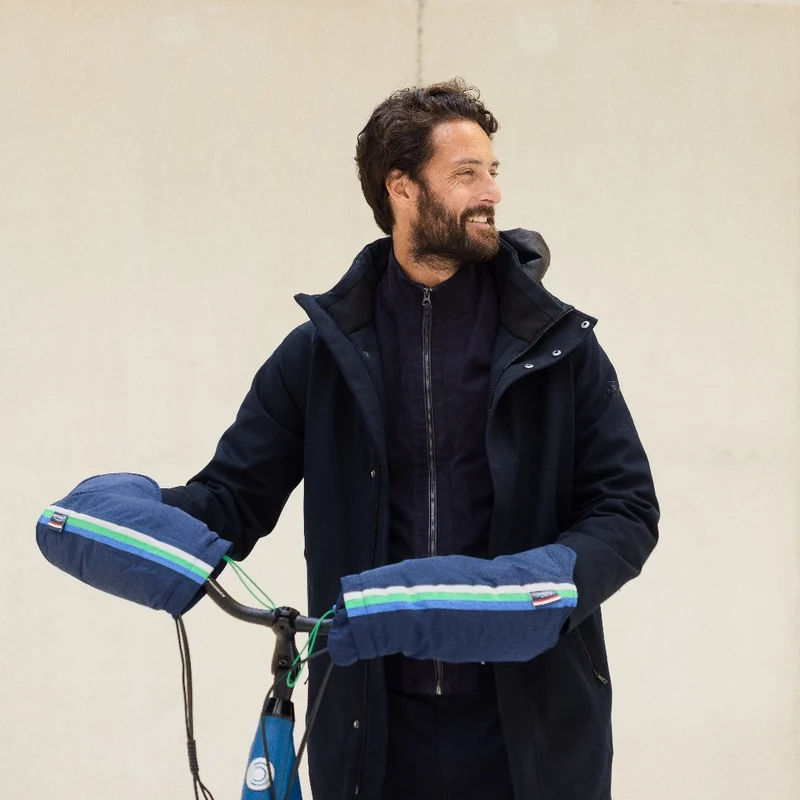 Manchons vélo unisexe Le temps des Grenouilles