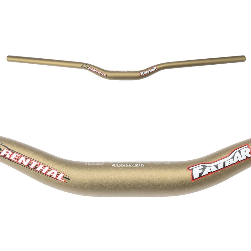 Cintre RENTHAL FATBAR DH Rise 30mm 800mm Or