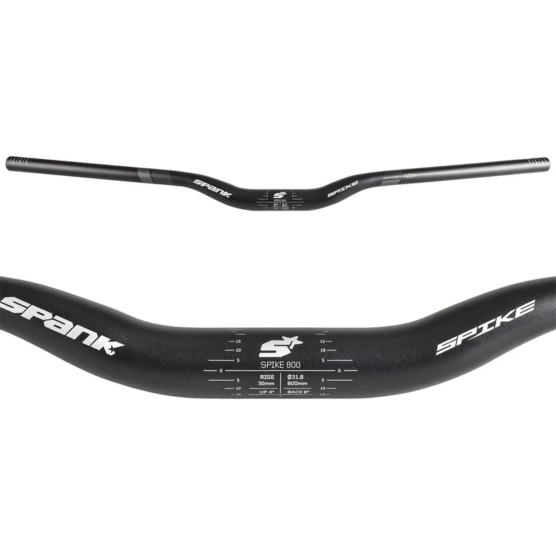 Cintre SPANK SPIKE 800 VIBROCORE Rise 30mm 800mm Gris