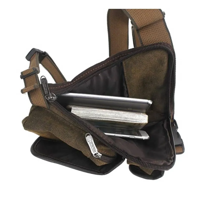 Sacoche de jambe moto - Vintage