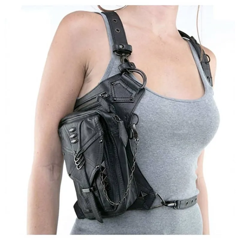 Sacoche de jambe moto - Blackrow