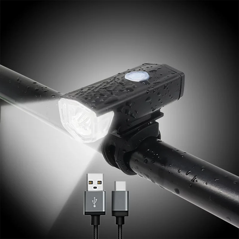 Pro Sport Lights LED Fietsverlichting Set - USB Oplaadbaar - 300 & 20 Lumen