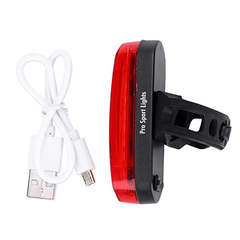 Fietsverlichting USB Oplaadbaar 300 en 120 Lumen Voorlicht Achterlicht Fiets LED