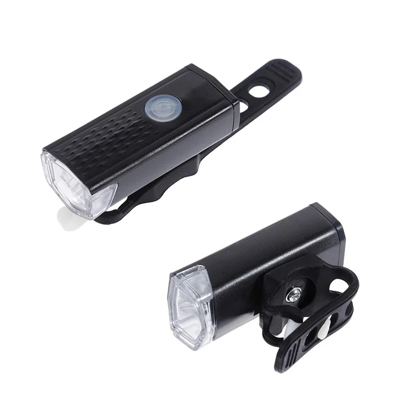 Fietsverlichting USB Oplaadbaar 300 en 120 Lumen Voorlicht Achterlicht Fiets LED