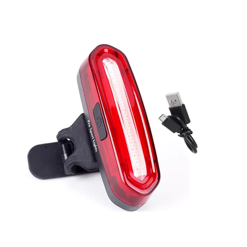 Fietsverlichting USB Oplaadbaar 300 en 120 Lumen Voorlicht Achterlicht Fiets LED