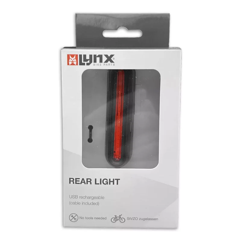 Achterlicht Fiets USB Oplaadbaar LED Fietsverlichting met Sensor