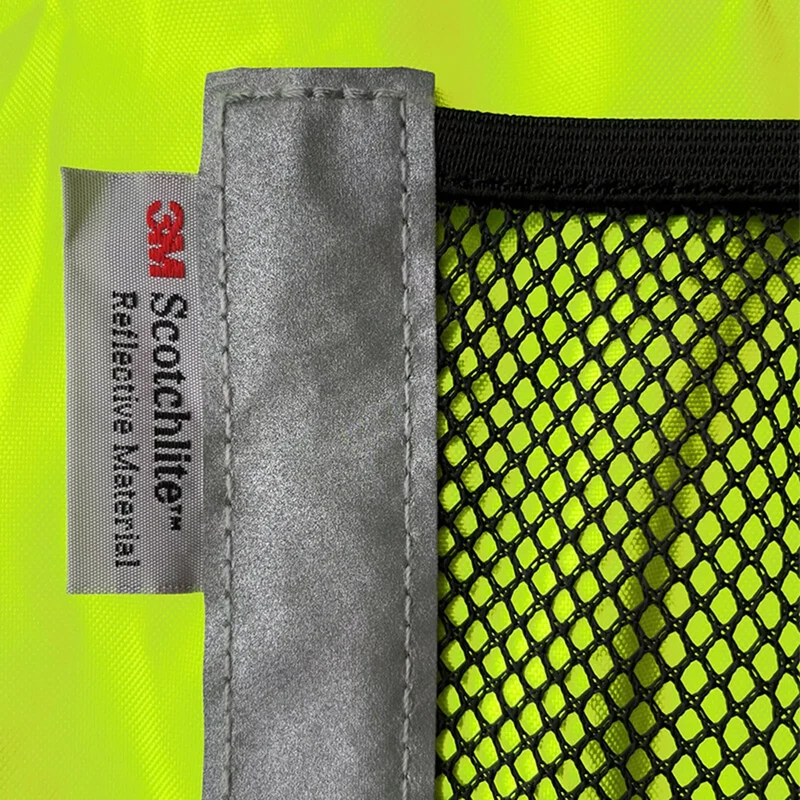 Regenhoes Rugzak Fietstas Waterdicht Fluo Geel Reflecterend