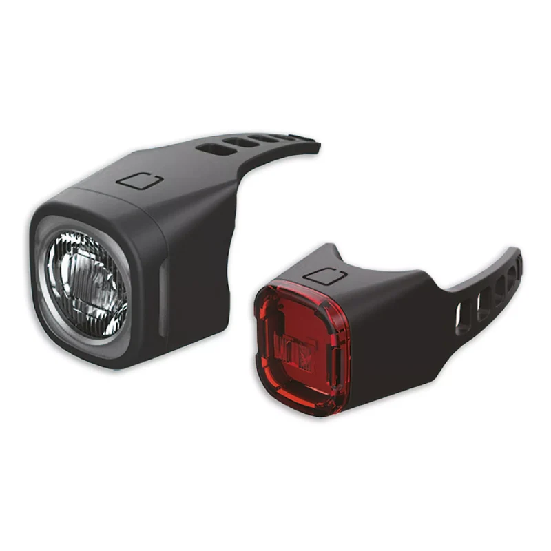 Fietsverlichting Set USB Oplaadbaar 30 Lux Koplamp Fiets Met Achterlicht