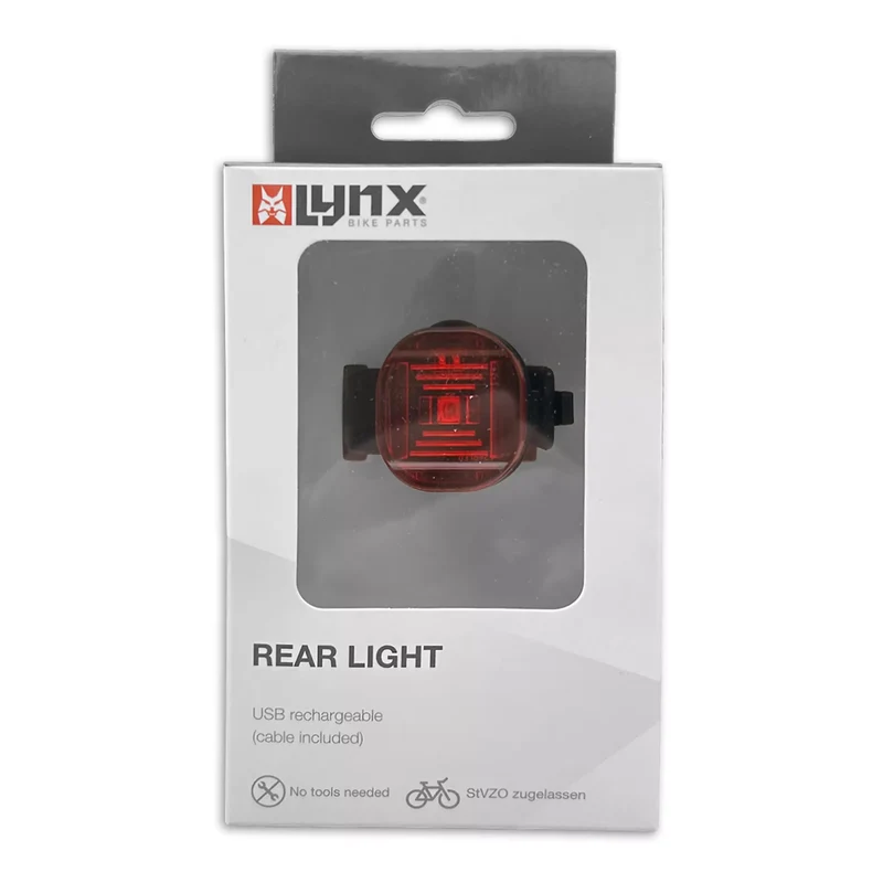 Achterlicht Fiets LED Fietsverlichting USB Oplaadbaar - 270 Graden Zichtbaarheid