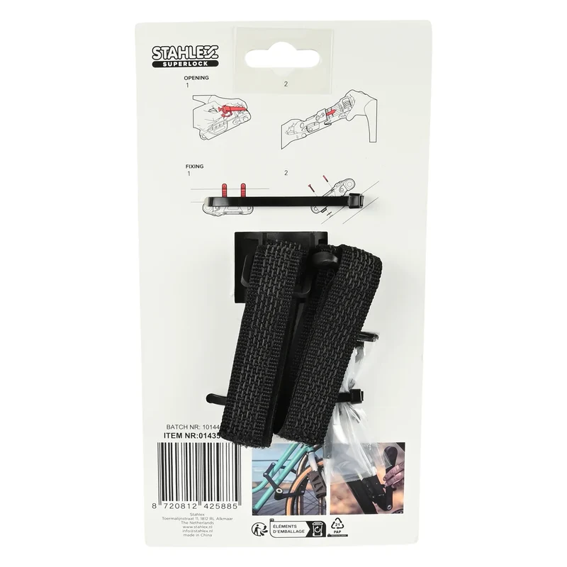 Fietsslot Vouwslot Ultraguard 85 cm Zwart Slot Fiets