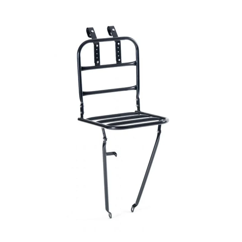 Bagagedrager Fiets Voordrager 30x30 cm Zwart - Max 15kg