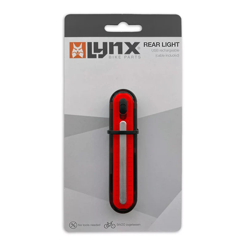 Fietsverlichting Achterlicht 100 Lumen Verlichting Fiets Rood USB Oplaadbaar