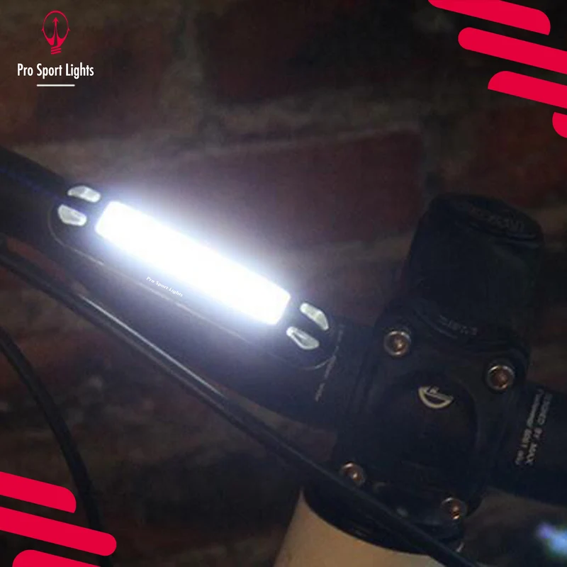 Fiets voorlicht - WIT USB oplaadbaar