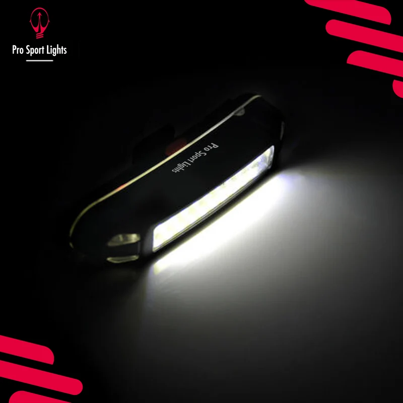Fiets voorlicht - WIT USB oplaadbaar