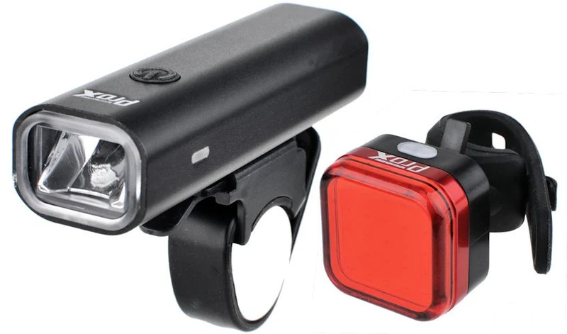 Fietsverlichtingsset 400 en 40 Lumen Led USB Oplaadbaar