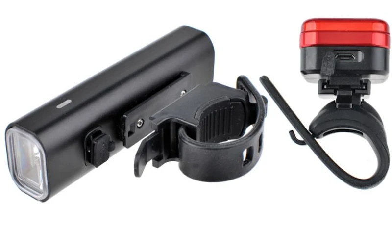 Fietsverlichtingsset 400 en 40 Lumen Led USB Oplaadbaar