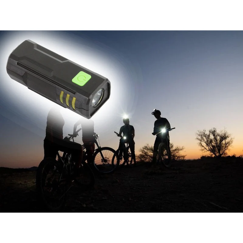 LED Fietsverlichtingsset - Voorlicht en Achterlicht - USB Oplaadbaar