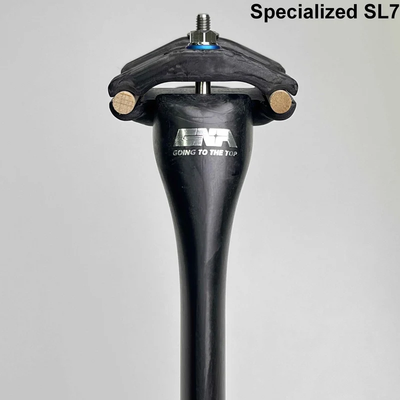 GANNA AERO FIN Carbon Seatpost SPECIALIZED SL9,SL8,SL7,Allez | from 115g, Biomimetic Shark Fin Aero Design