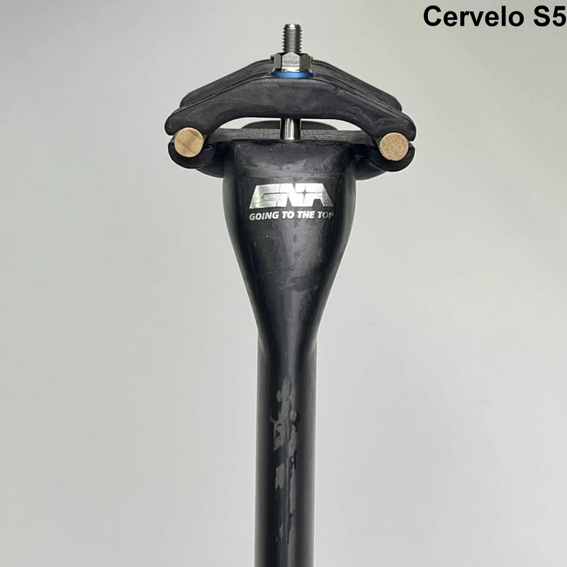GANNA AERO FIN Carbon Seatpost CERVELO S5/Soloist | from 115g, Biomimetic Shark Fin Aero Design