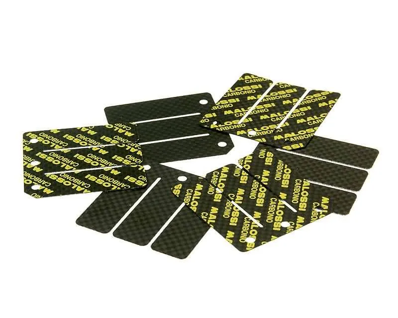 Lamelles de clapet Malossi Carbon pour Derbi Senda D50B0, EBE, EBS