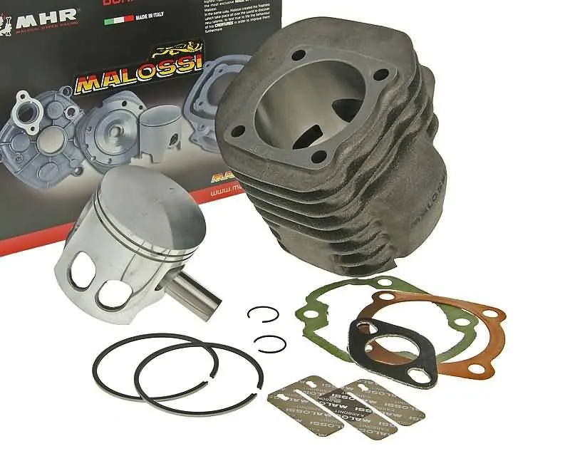 Kit cylindre Malossi Sport 124ccm pour Yamaha BWs, Aerox, Minarelli 100 2T