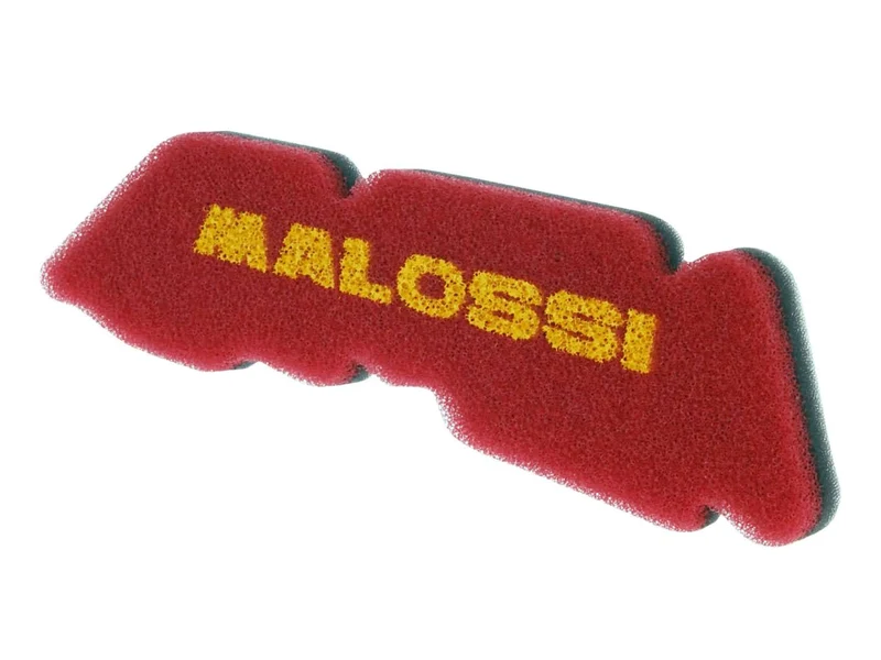 Mousse de boite à air Malossi Double Red Sponge pour Derbi, Gilera, Piaggio