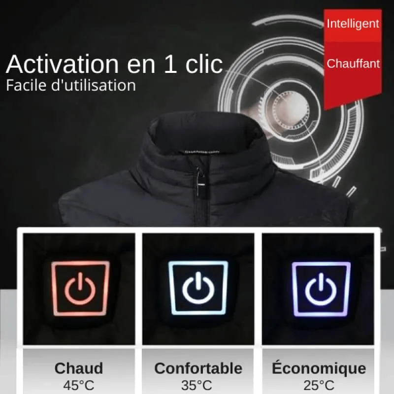 Gilet chauffant - (Sans batterie)