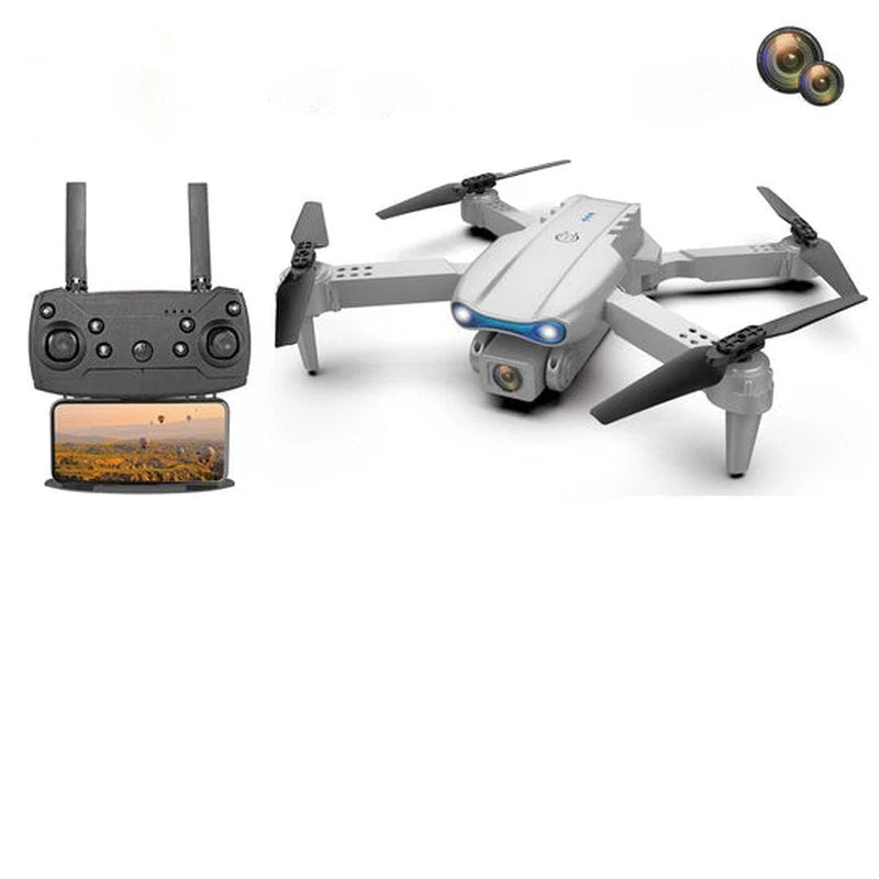 Professionele Camera Drone 4K UHD Luchtfotografie Lange Vliegtijd Opvouwbaar Design Zwart Oranje Grijs | Sansoti